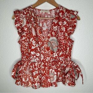 Ulla Johnson Lyla Top in Orange Blossom 00